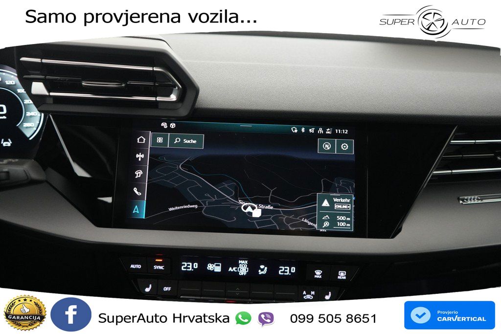 Audi A3 Limuzina 35 TFSI (150 KS) S tronic advanced LED+GR SJED+ACC