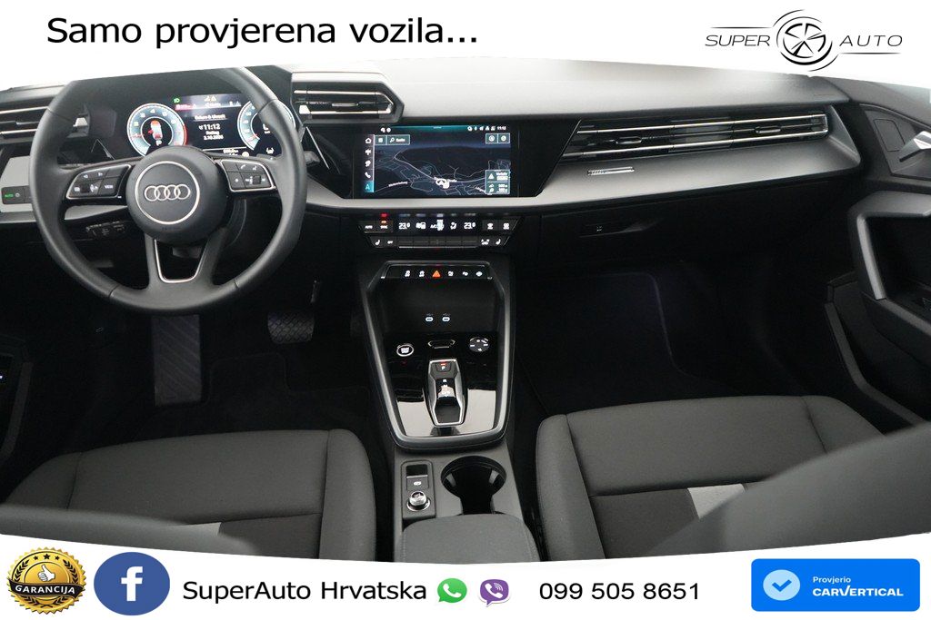 Audi A3 Limuzina 35 TFSI (150 KS) S tronic advanced LED+GR SJED+ACC