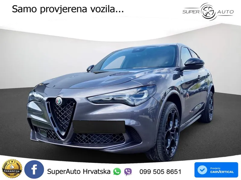 Alfa Romeo Stelvio Quadrifoglio 2.9 V6 Bi-Turbo (520 KS) Q4 Automatic LED+GR SJED+ACC