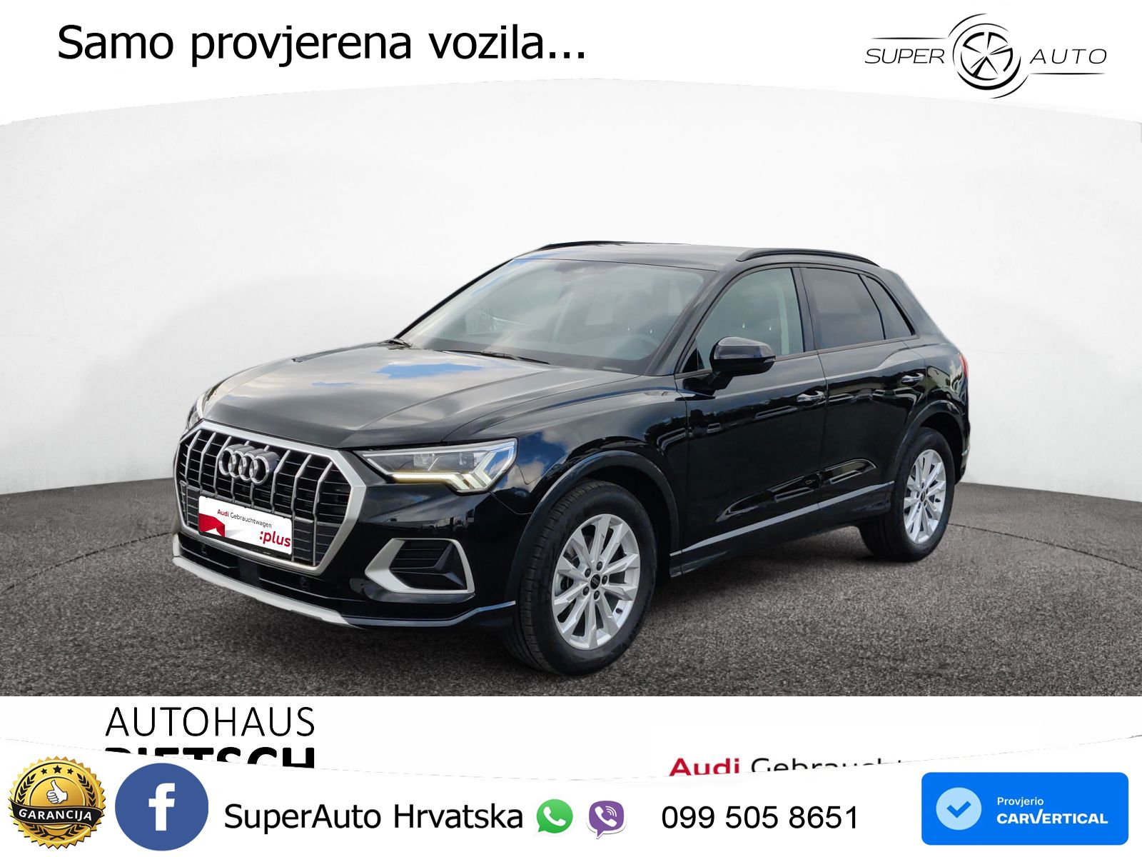 Audi Q3 35 TFSI (150 KS) S tronic advanced LED+GR SJED+ACC