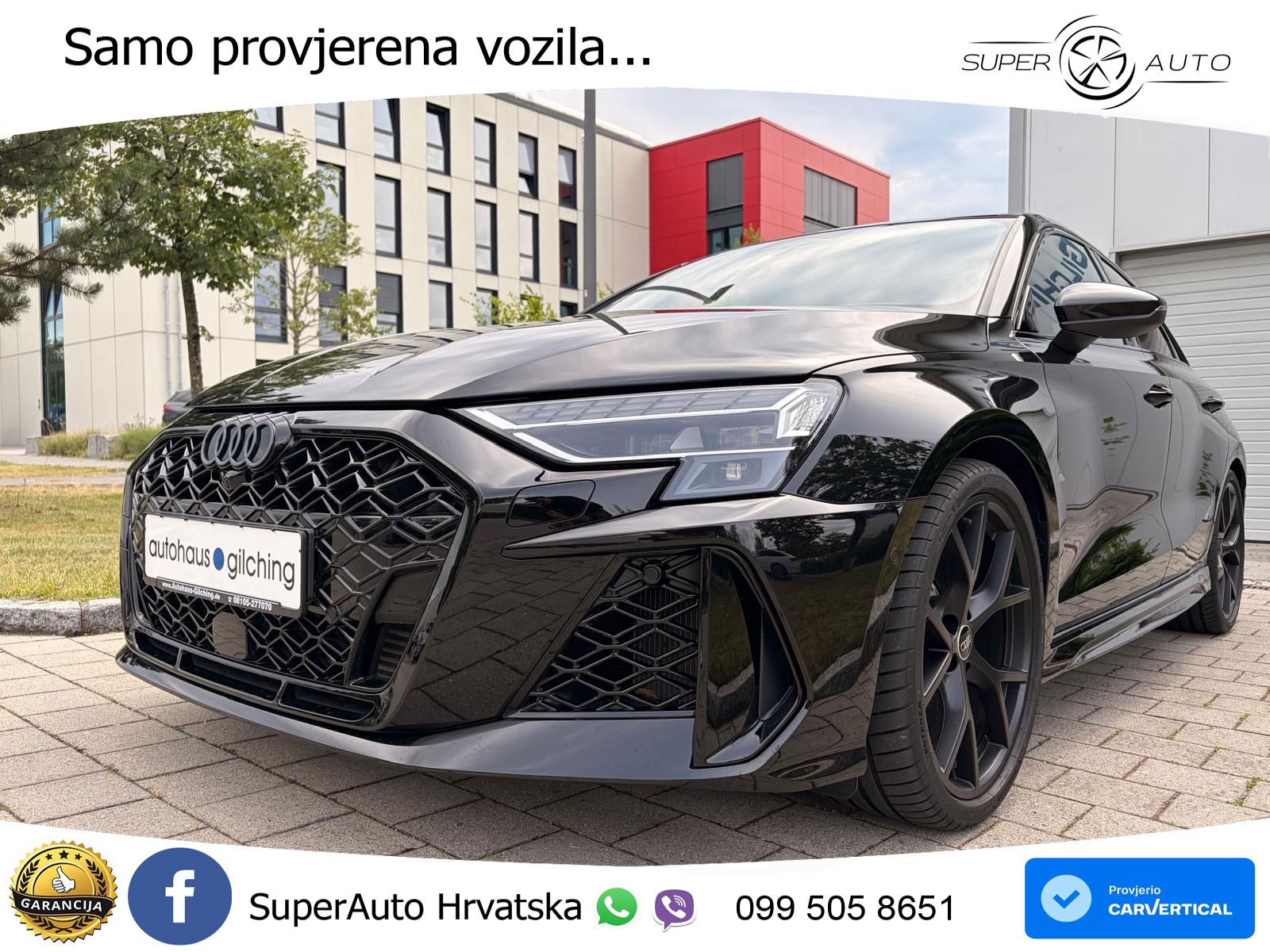 Audi RS3 Sedan 2.5 TFSI (400 KS) quattro S tronic LED+GR SJED+ACC