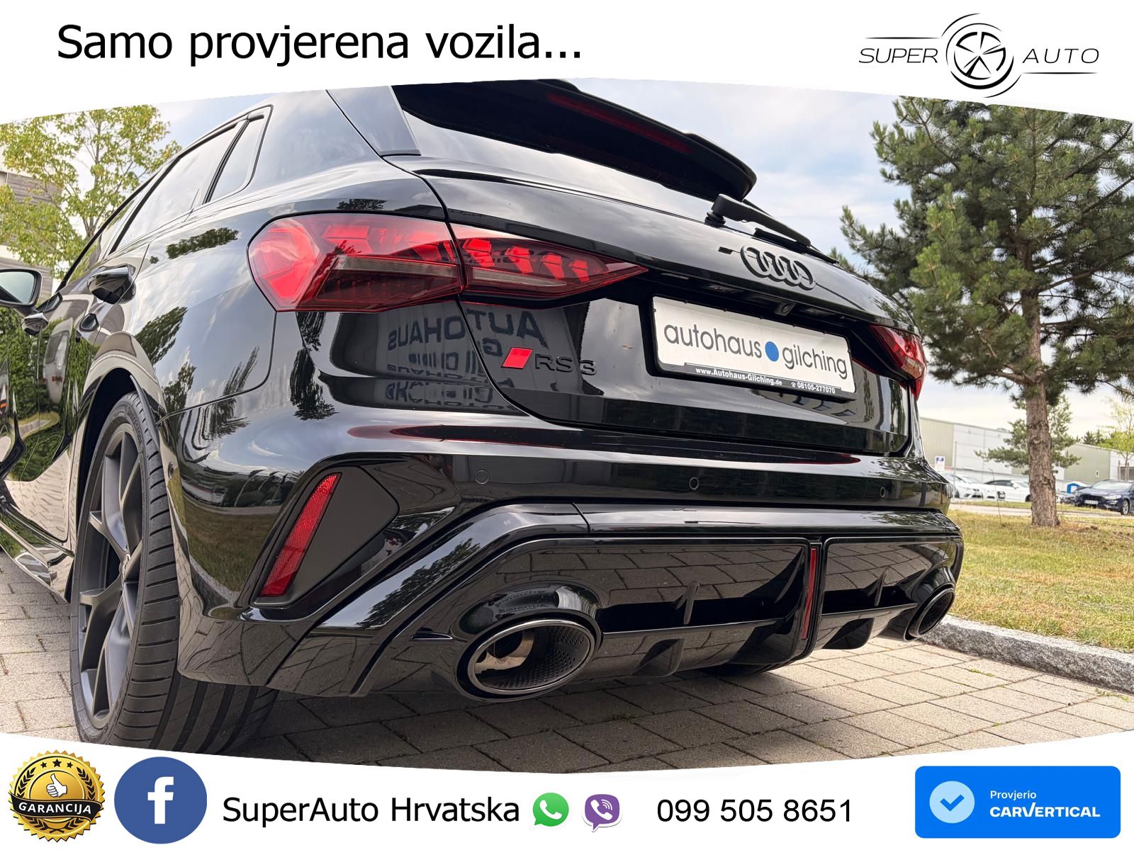Audi RS3 Sedan 2.5 TFSI (400 KS) quattro S tronic LED+GR SJED+ACC