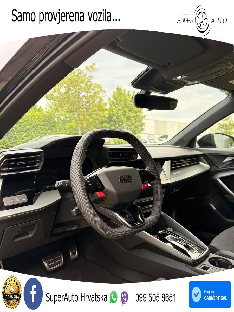 Audi RS3 Sedan 2.5 TFSI (400 KS) quattro S tronic LED+GR SJED+ACC