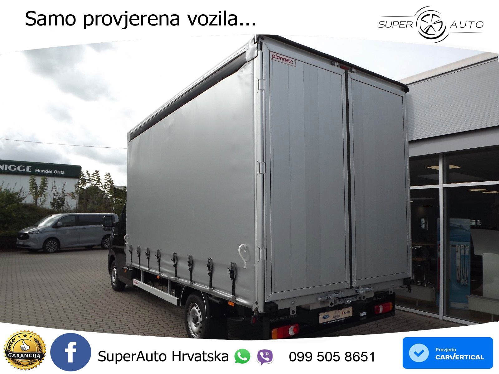 Renault Master Pritsche Schiebeplane 170 KS