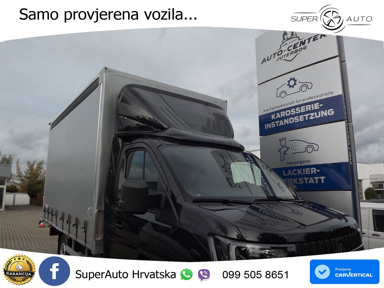 Renault Master Pritsche Schiebeplane 170 KS