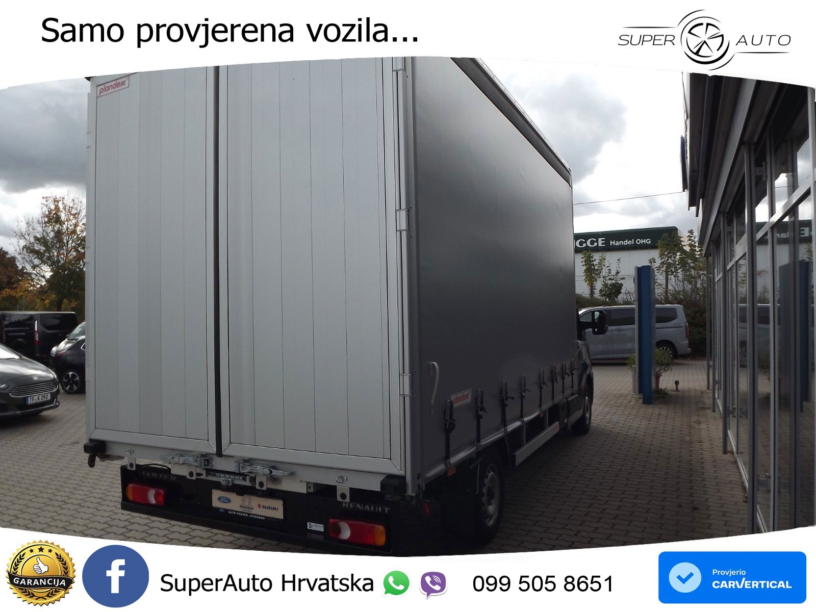 Renault Master Pritsche Schiebeplane 170 KS