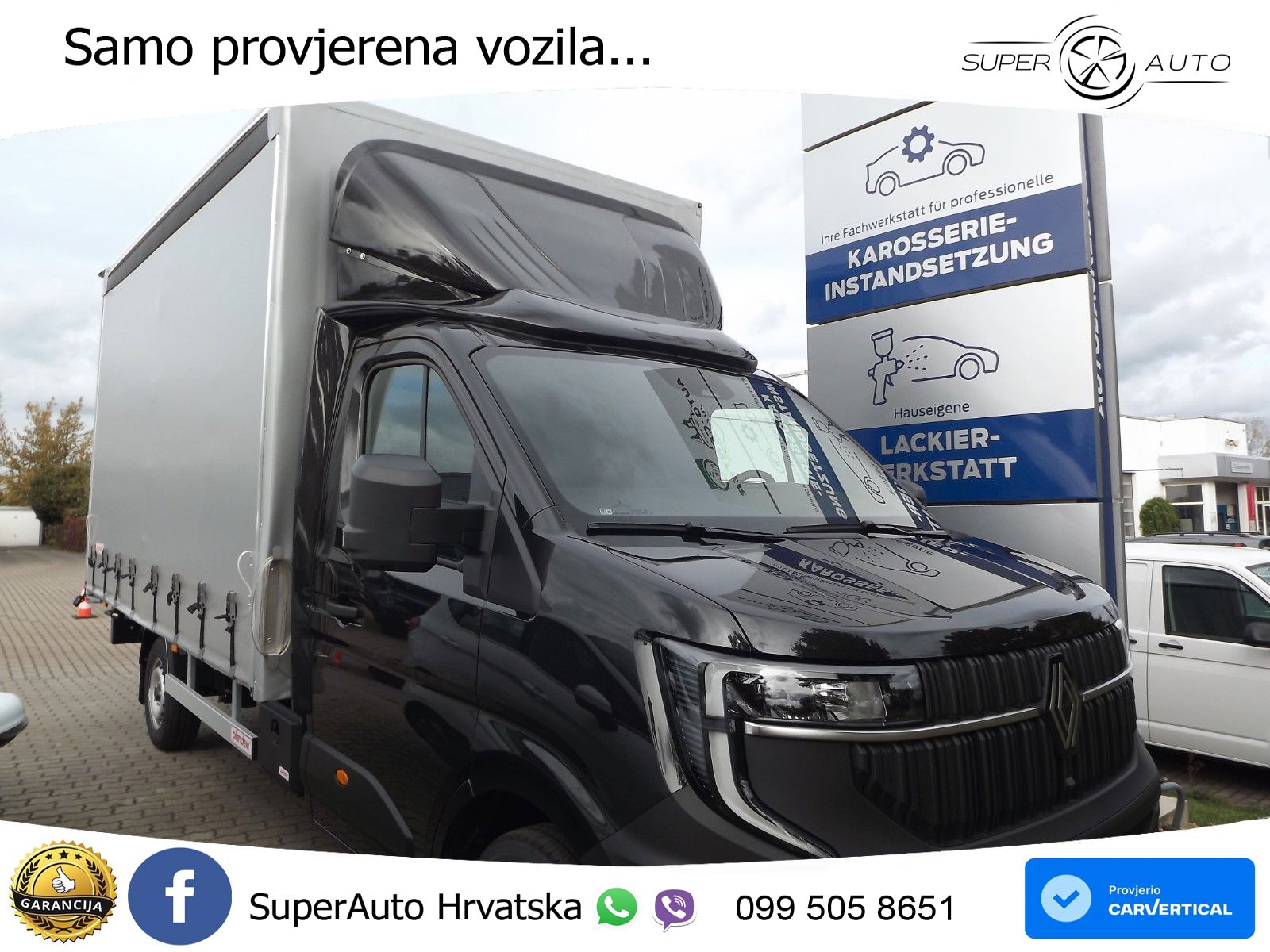 Renault Master Pritsche Schiebeplane 170 KS