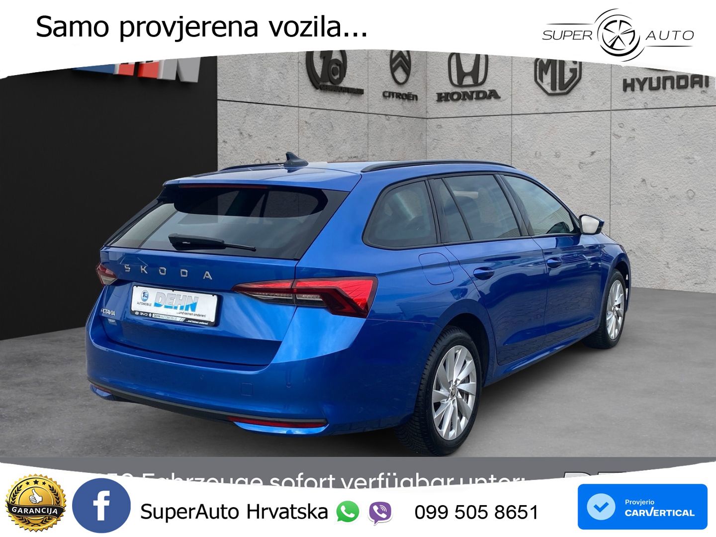 Škoda Octavia Combi 2.0 TDI (150 KS) DSG Selection LED+GR SJED+ACC