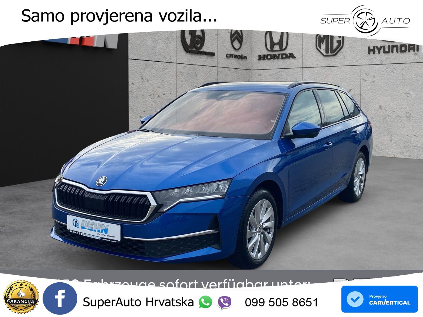 Škoda Octavia Combi 2.0 TDI (150 KS) DSG Selection LED+GR SJED+ACC