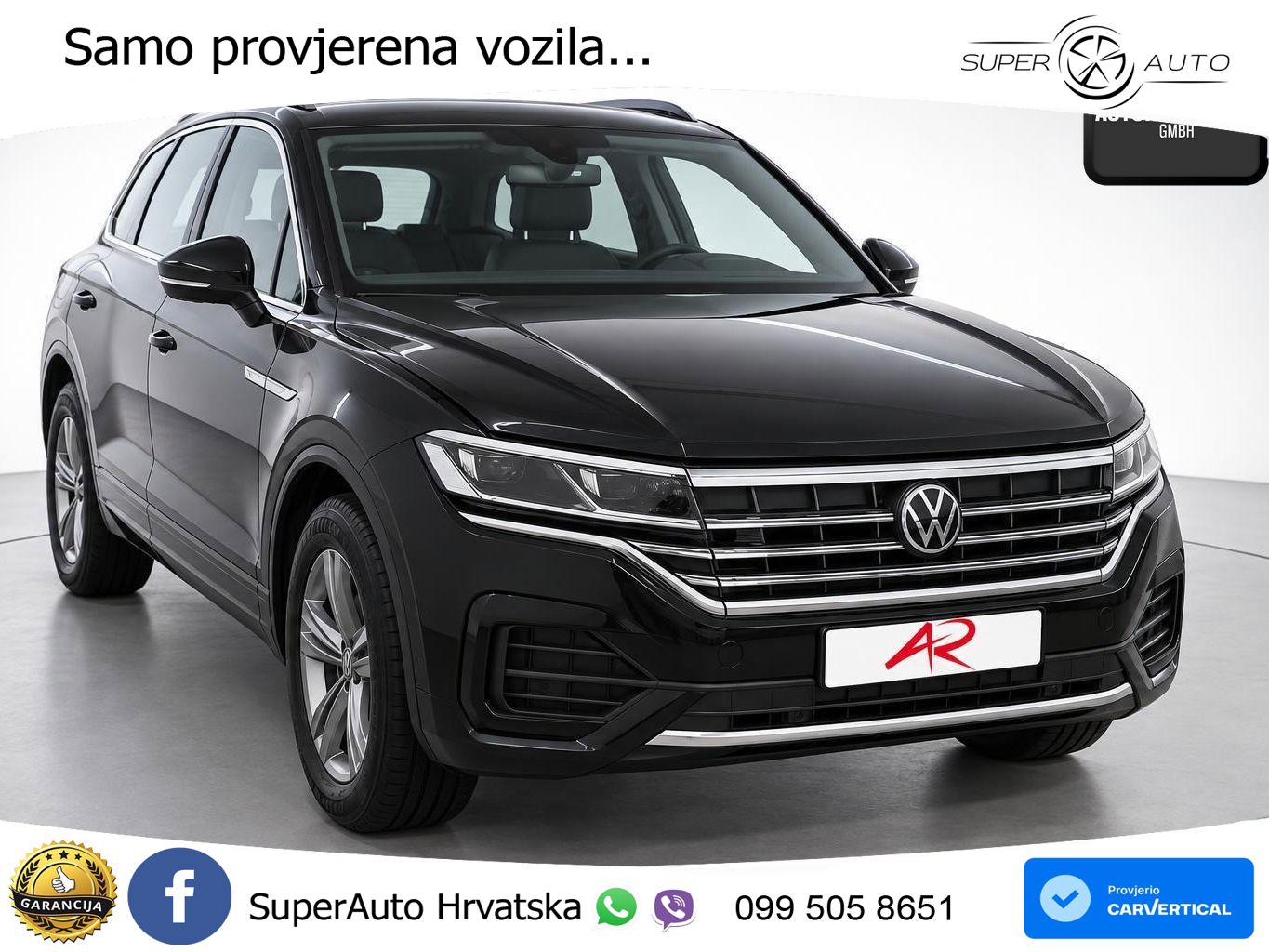 Volkswagen Touareg 3.0 V6 TDI (231 KS) 4MOTION Tiptronic R-Line ZRAČNI+ACC+GR SJED+KAM+PANO