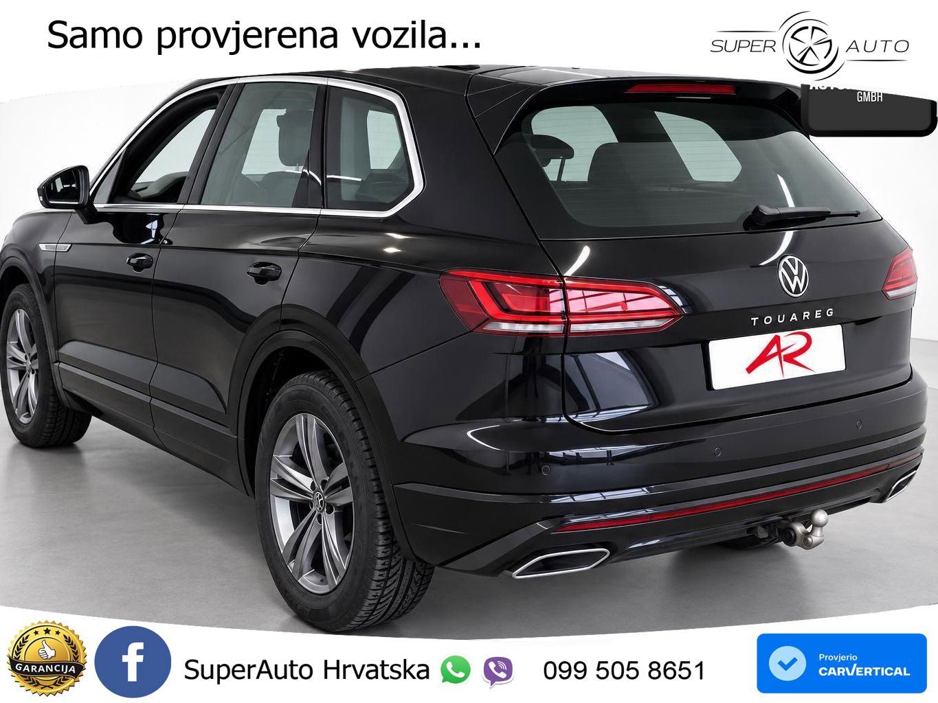 Volkswagen Touareg 3.0 V6 TDI (231 KS) 4MOTION Tiptronic R-Line ZRAČNI+ACC+GR SJED+KAM+PANO