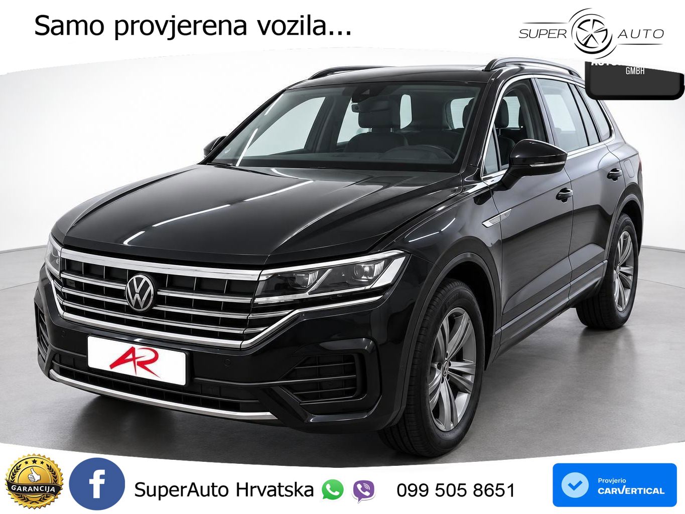 Volkswagen Touareg 3.0 V6 TDI (231 KS) 4MOTION Tiptronic R-Line ZRAČNI+ACC+GR SJED+KAM+PANO