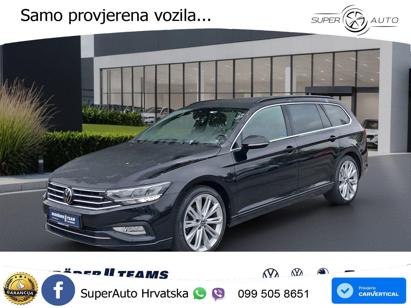 Volkswagen Passat Variant 2.0 TSI (190 KS) DSG Business LED+GR SJED+ACC