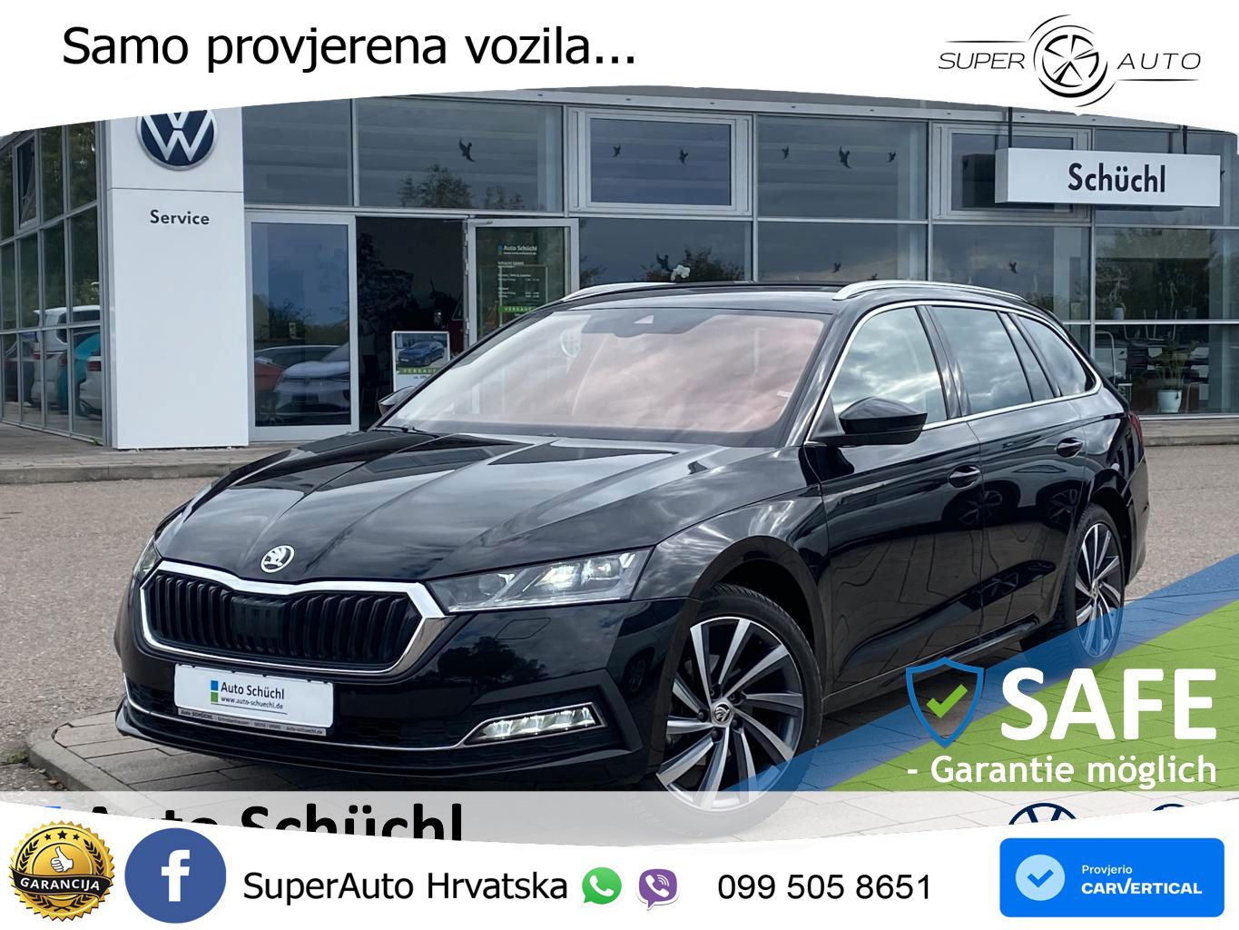 Škoda Octavia Combi 1.5 TSI EVO e-TEC (150 KS) DSG MATRIX+GR SJED+KAM