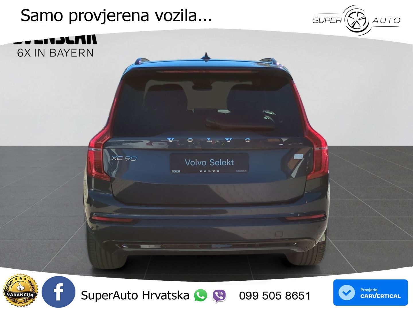 Volvo XC90 2.0 T8 AWD Automatic ACC+HEAD+4xGR SJED+360+PANO