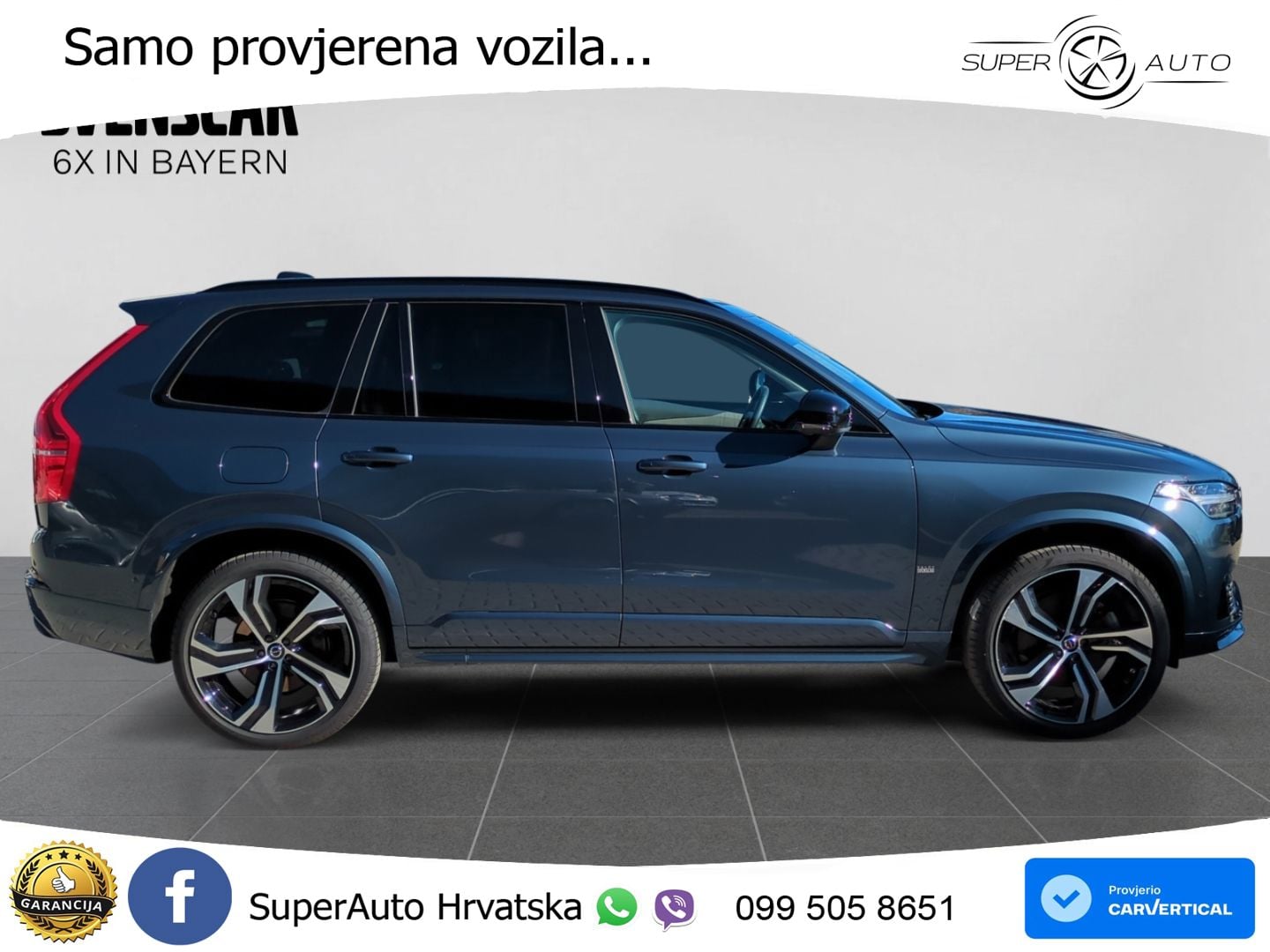 Volvo XC90 2.0 T8 AWD Automatic ACC+HEAD+4xGR SJED+360+PANO