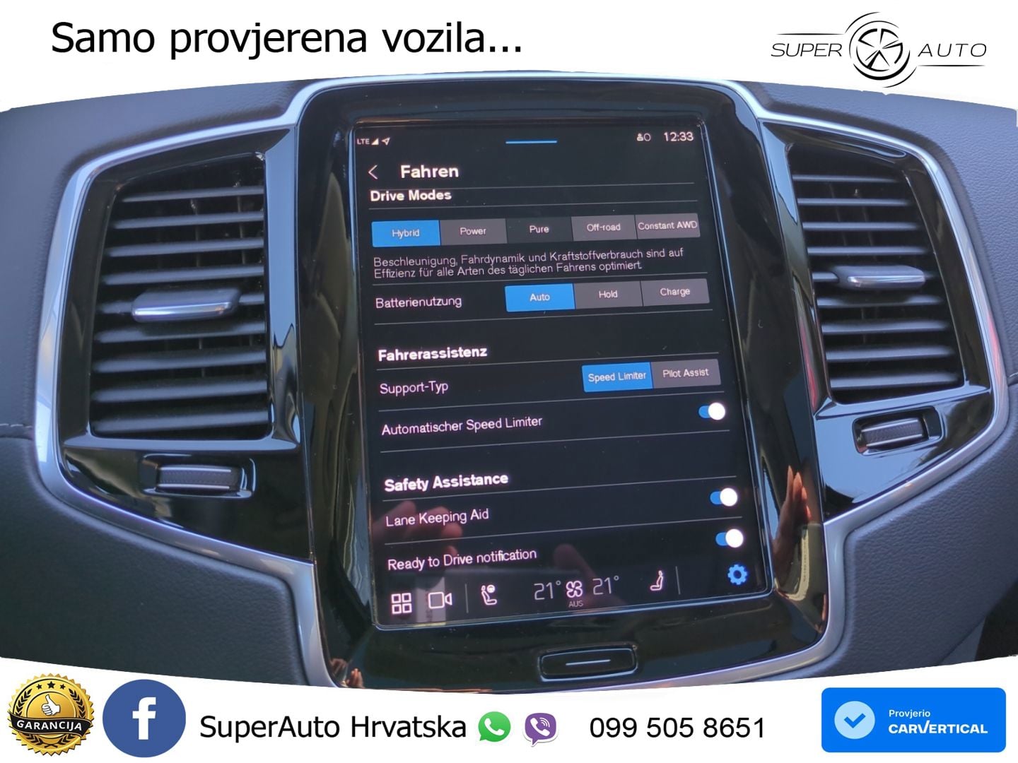 Volvo XC90 2.0 T8 AWD Automatic ACC+HEAD+4xGR SJED+360+PANO