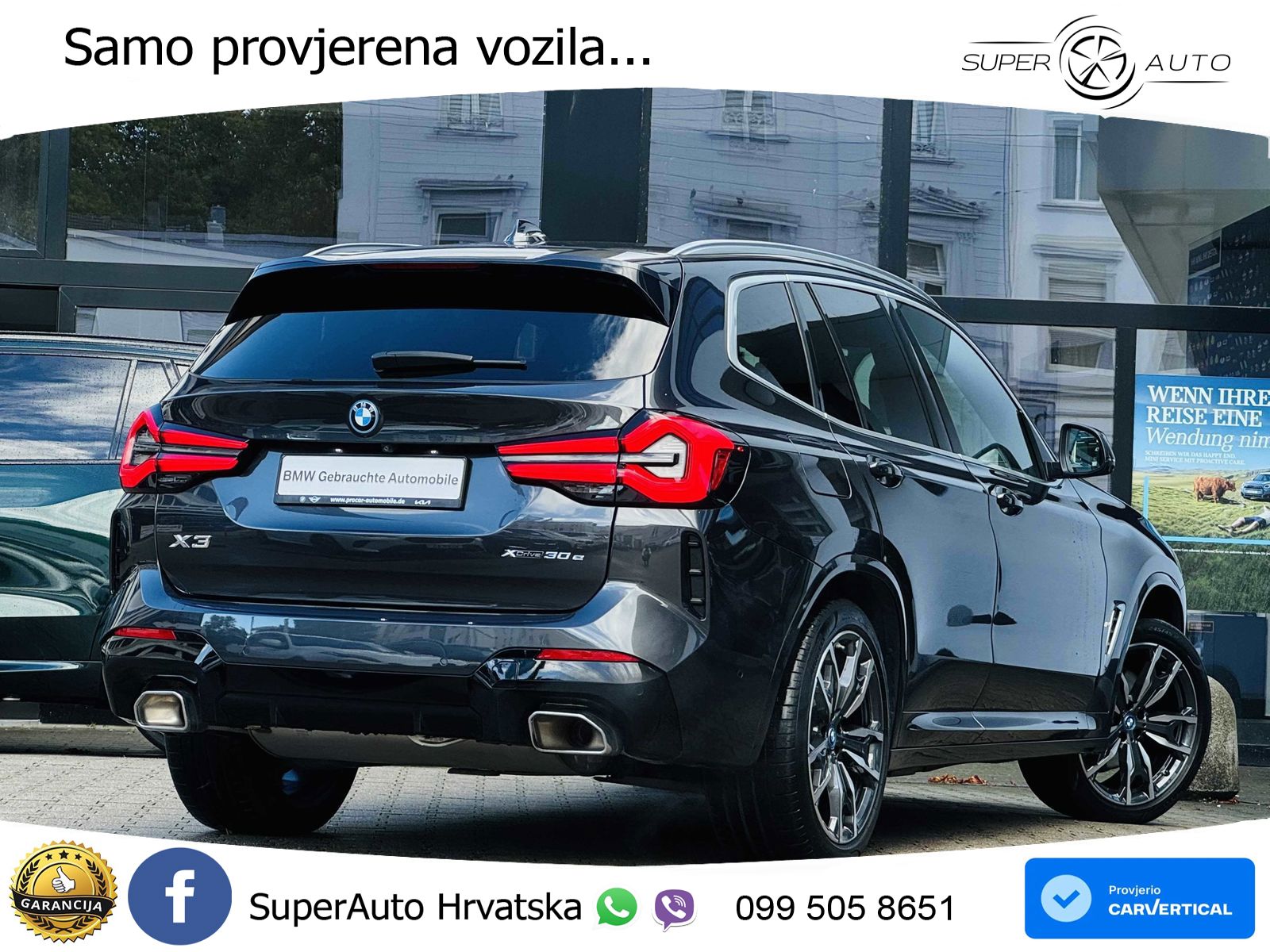 BMW X3 30e xDrive Steptronic M Sport ACC+HEAD+GR SJED+360+PANO