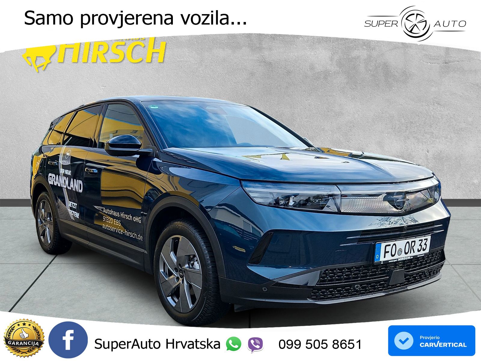 Opel Grandland 1.2 Turbo (136 KS)  e-DCT Ultimate LED+GR SJED+ACC