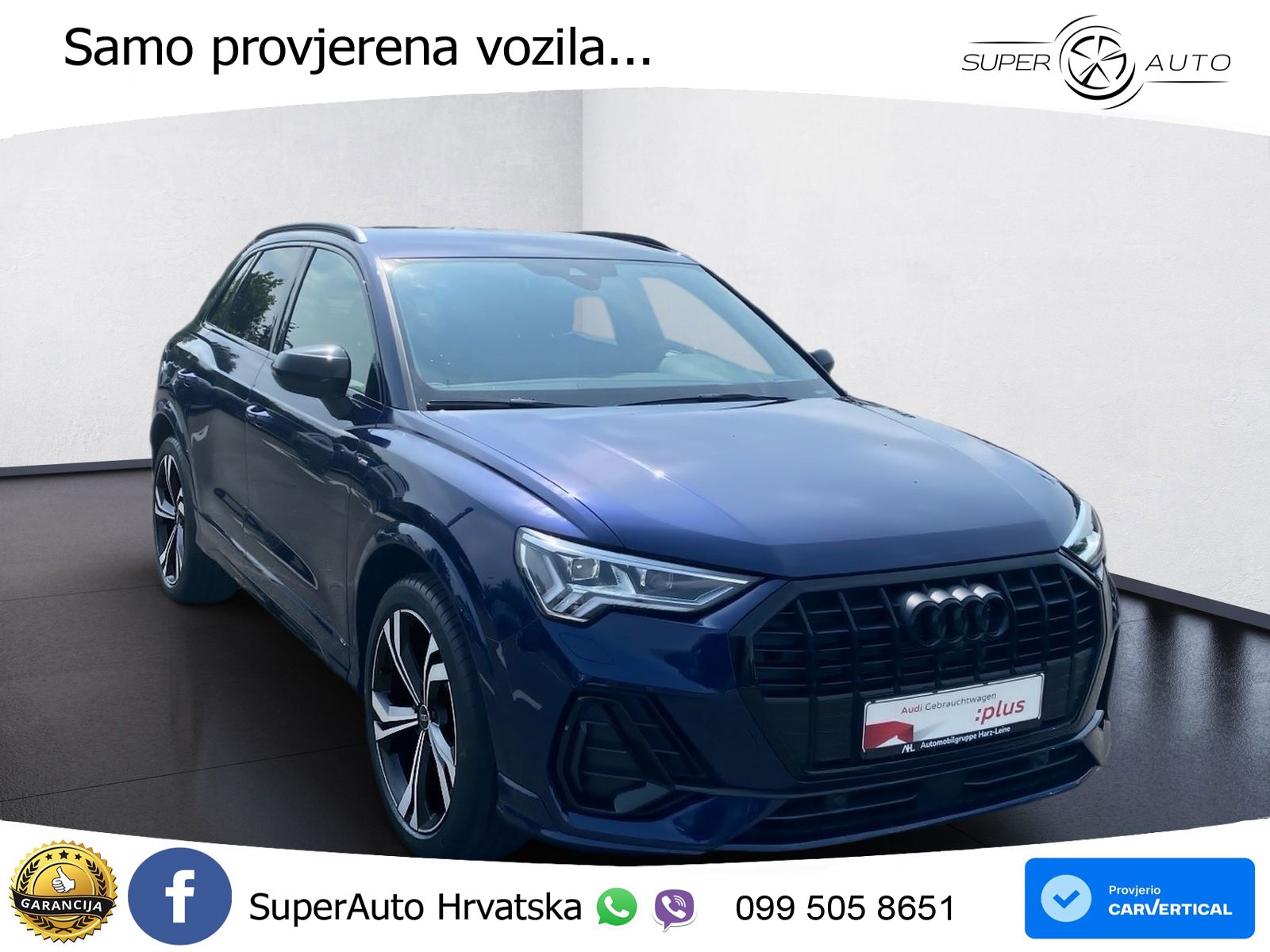 Audi Q3 35 TFSI (150 KS) S tronic S line LED+GR SJED+ACC