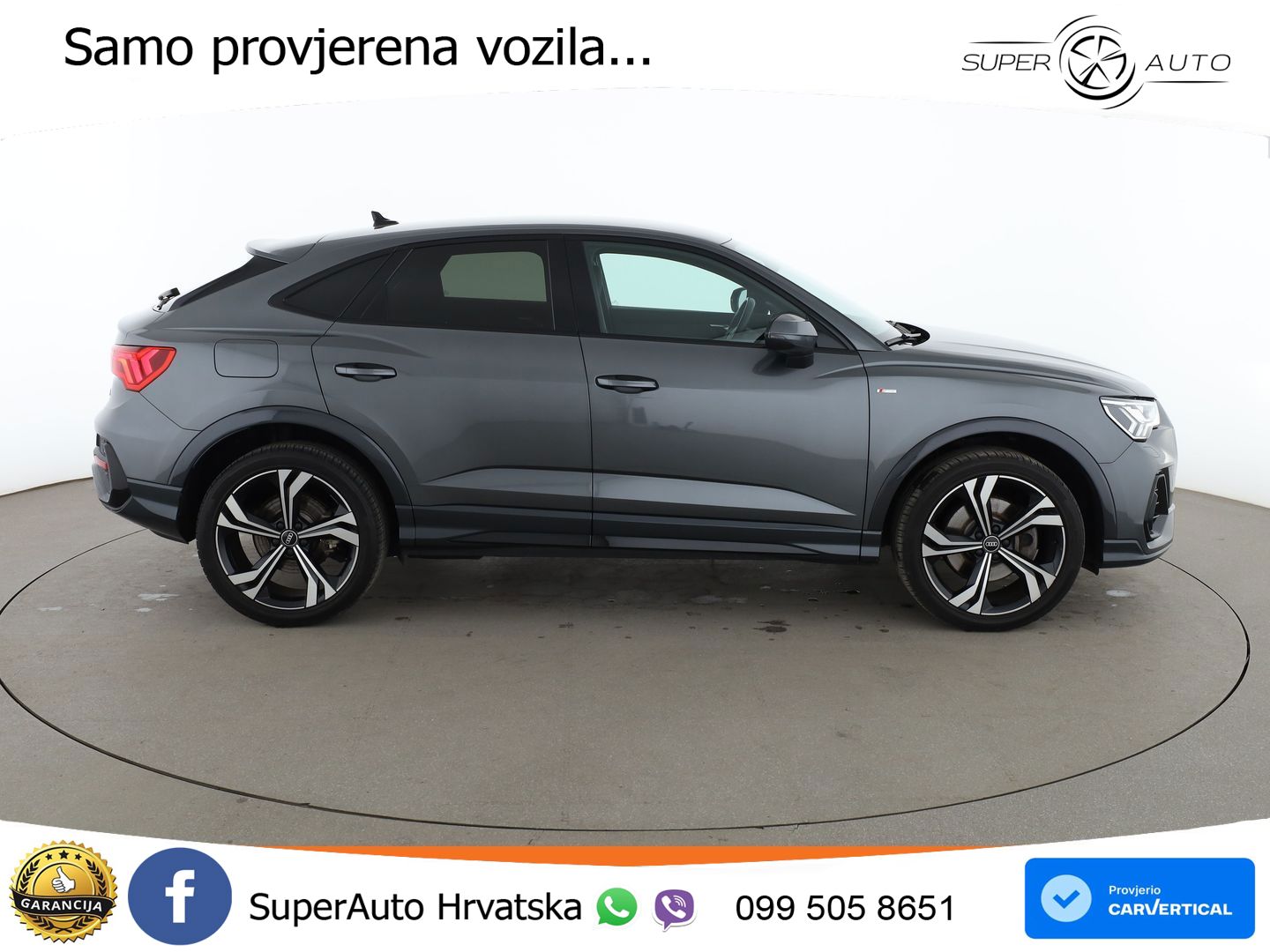 Audi Q3 Sportback 45 TFSIe (245 KS) S tronic S line MATRIX+GR SJED+KAM
