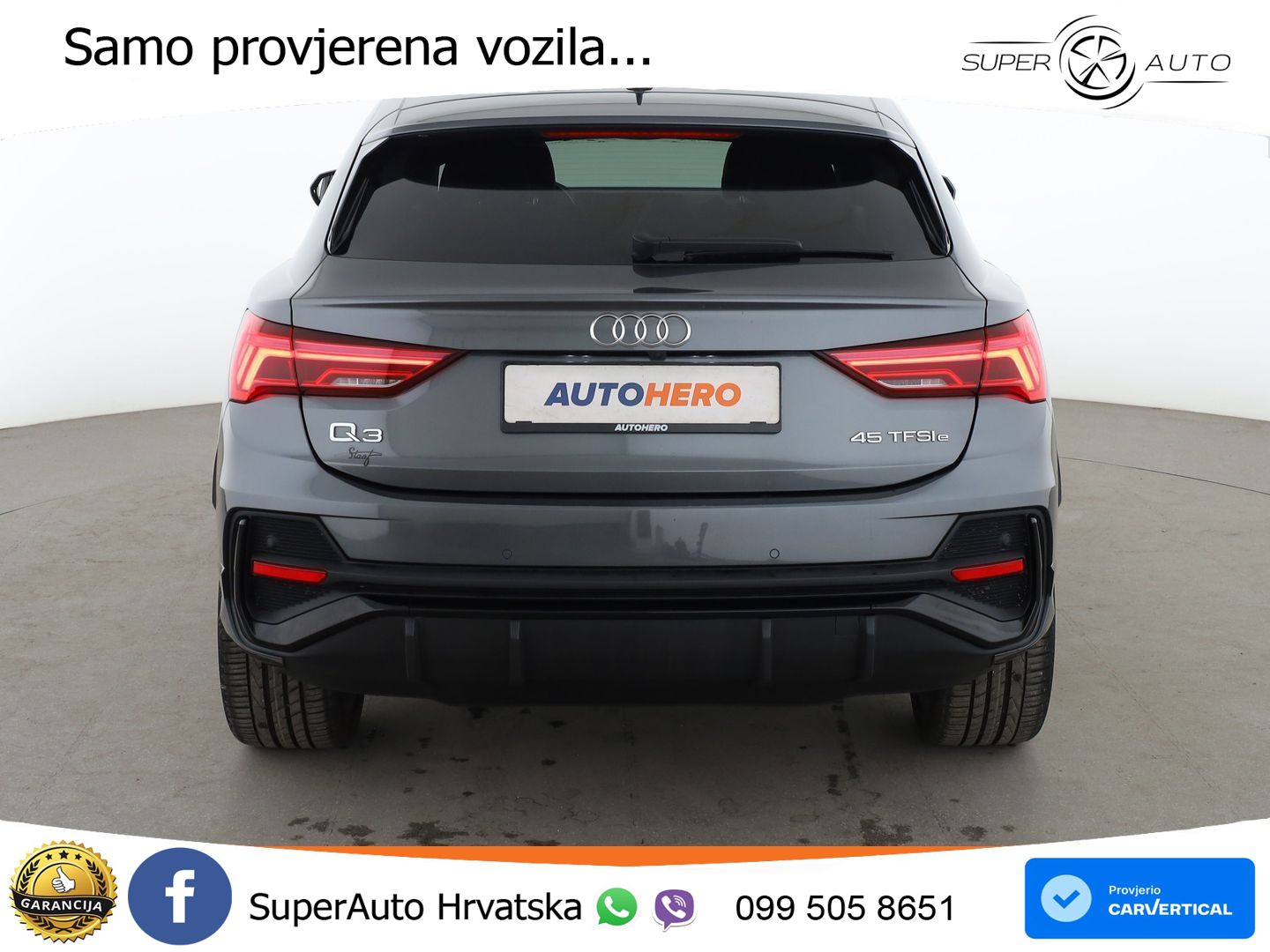 Audi Q3 Sportback 45 TFSIe (245 KS) S tronic S line MATRIX+GR SJED+KAM