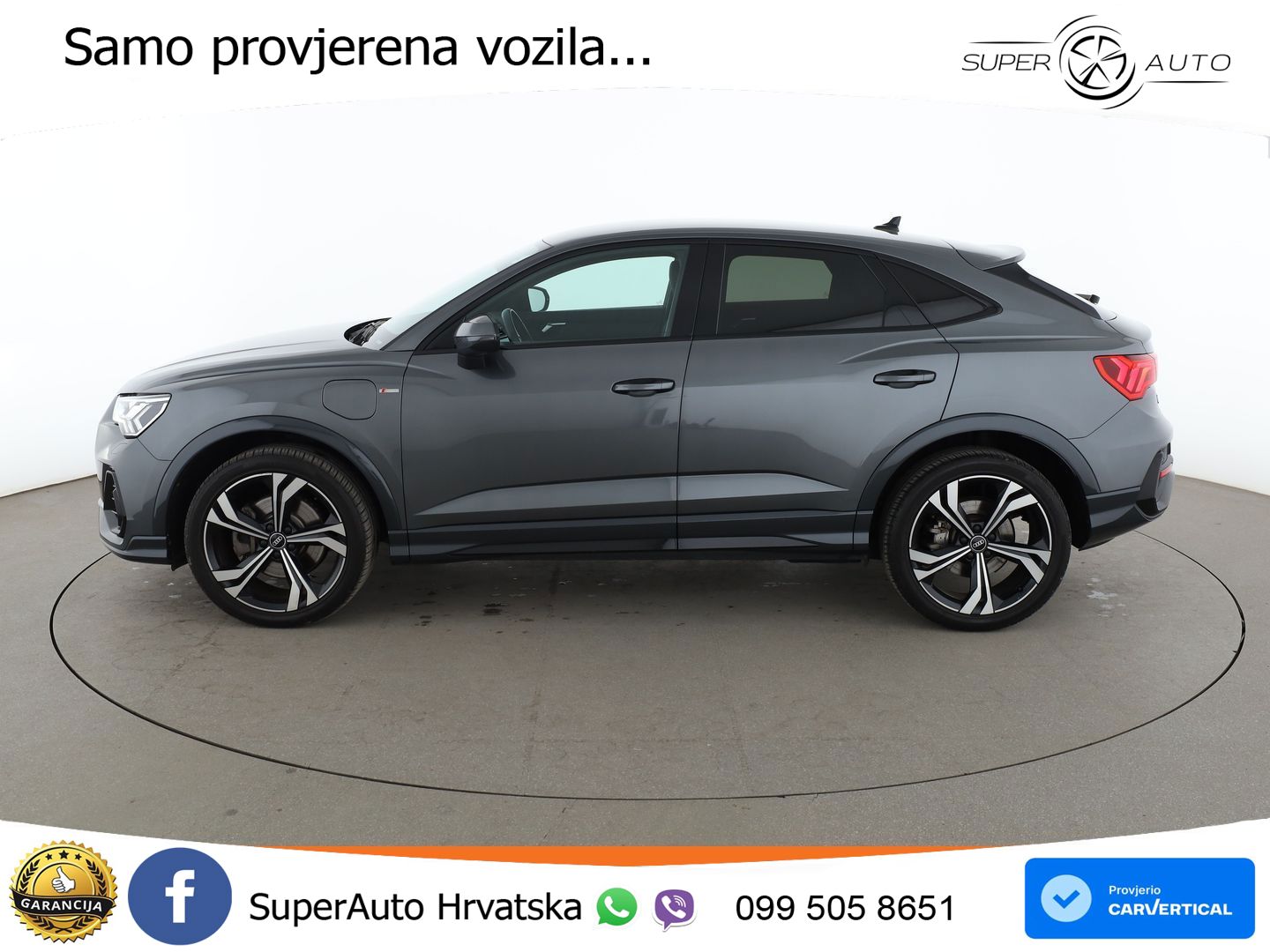Audi Q3 Sportback 45 TFSIe (245 KS) S tronic S line MATRIX+GR SJED+KAM