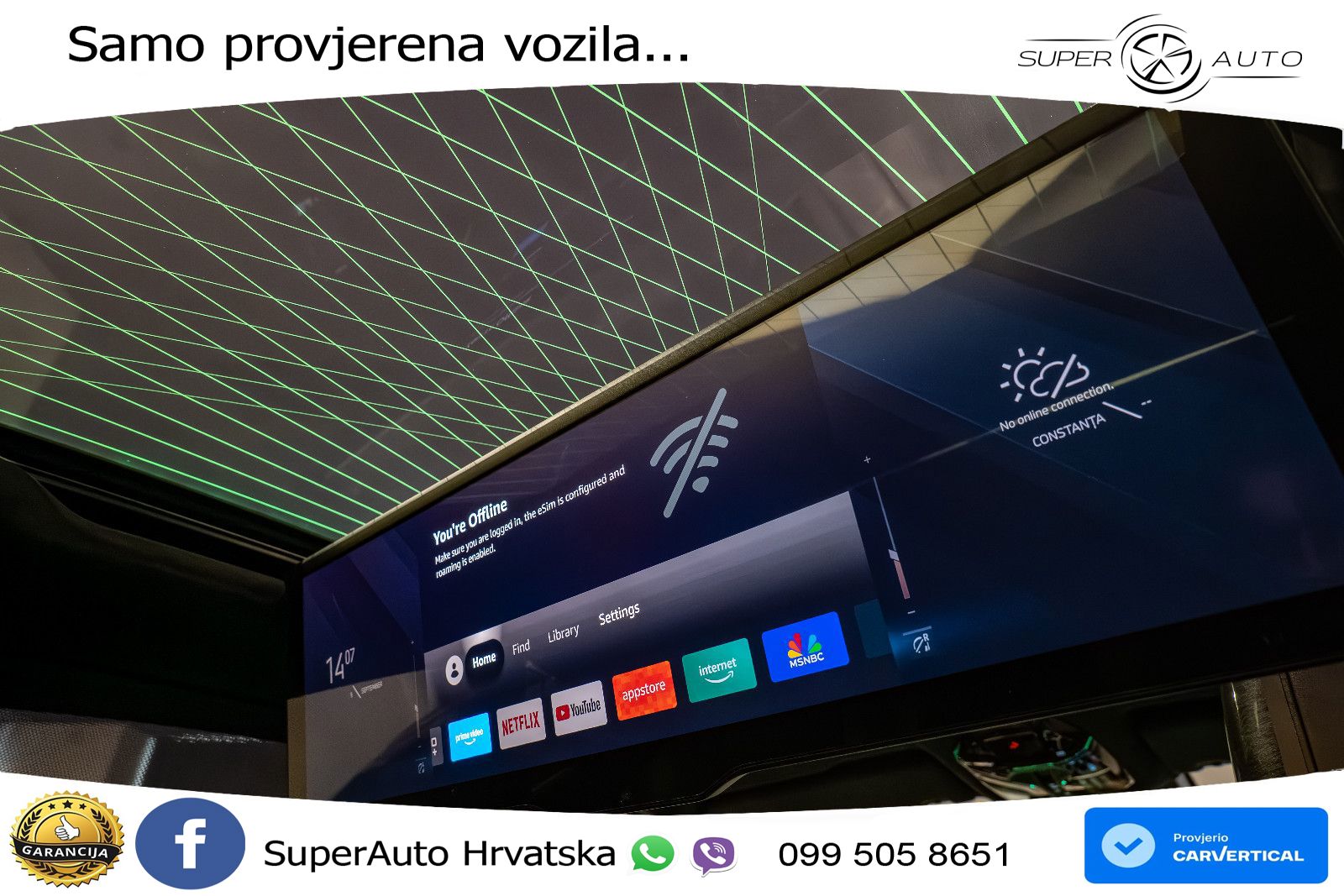 BMW 740d (299 KS) xDrive Steptronic M Sport ZRAČNI+ACC+GR SJED+KAM+PANO