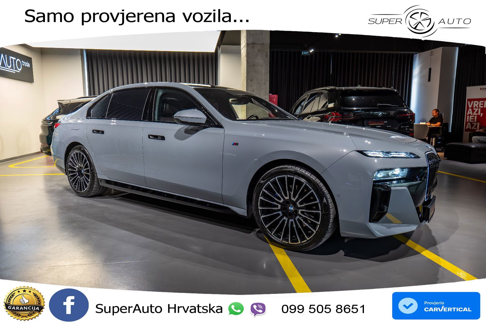 BMW 740d (299 KS) xDrive Steptronic M Sport ZRAČNI+ACC+GR SJED+KAM+PANO