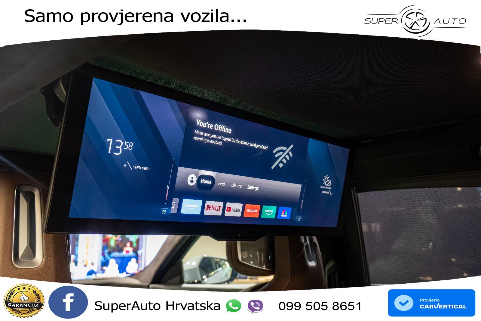 BMW 740d (299 KS) xDrive Steptronic M Sport ZRAČNI+ACC+GR SJED+KAM+PANO