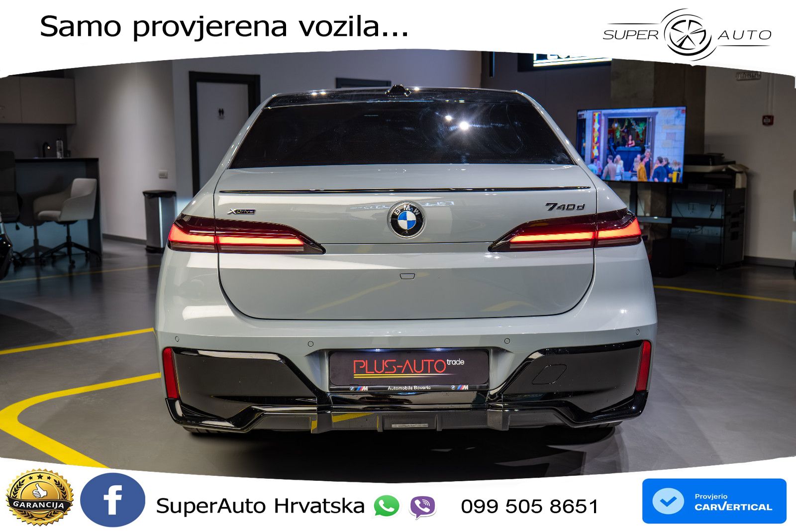 BMW 740d (299 KS) xDrive Steptronic M Sport ZRAČNI+ACC+GR SJED+KAM+PANO