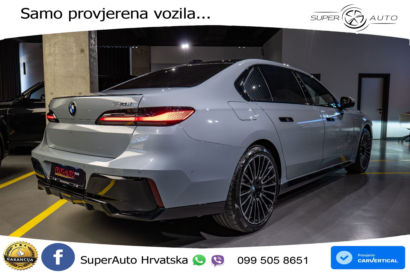 BMW 740d (299 KS) xDrive Steptronic M Sport ZRAČNI+ACC+GR SJED+KAM+PANO