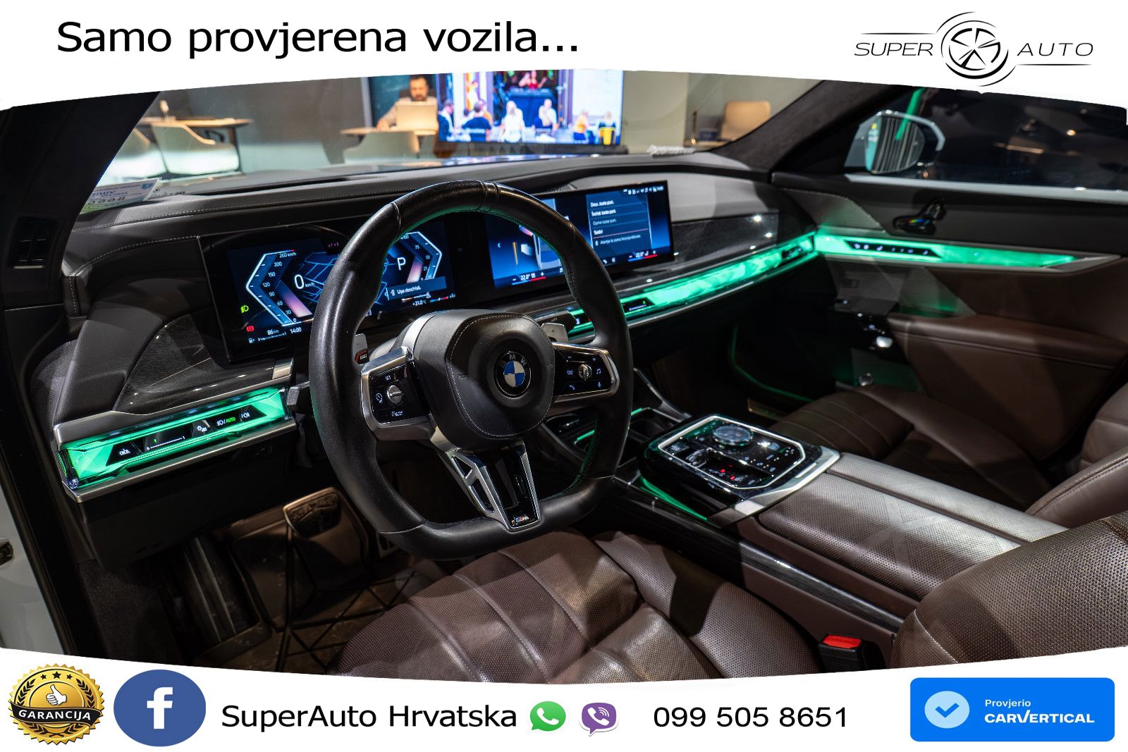 BMW 740d (299 KS) xDrive Steptronic M Sport ZRAČNI+ACC+GR SJED+KAM+PANO