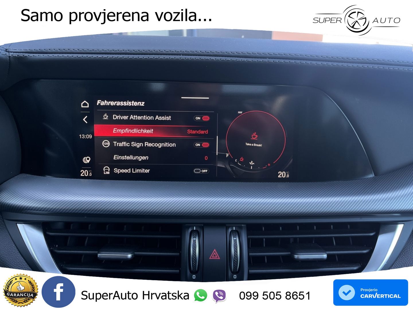 Alfa Romeo Stelvio 2.2 MultiJet II (210 KS) Q4 Automatic LED+GR SJED+ACC