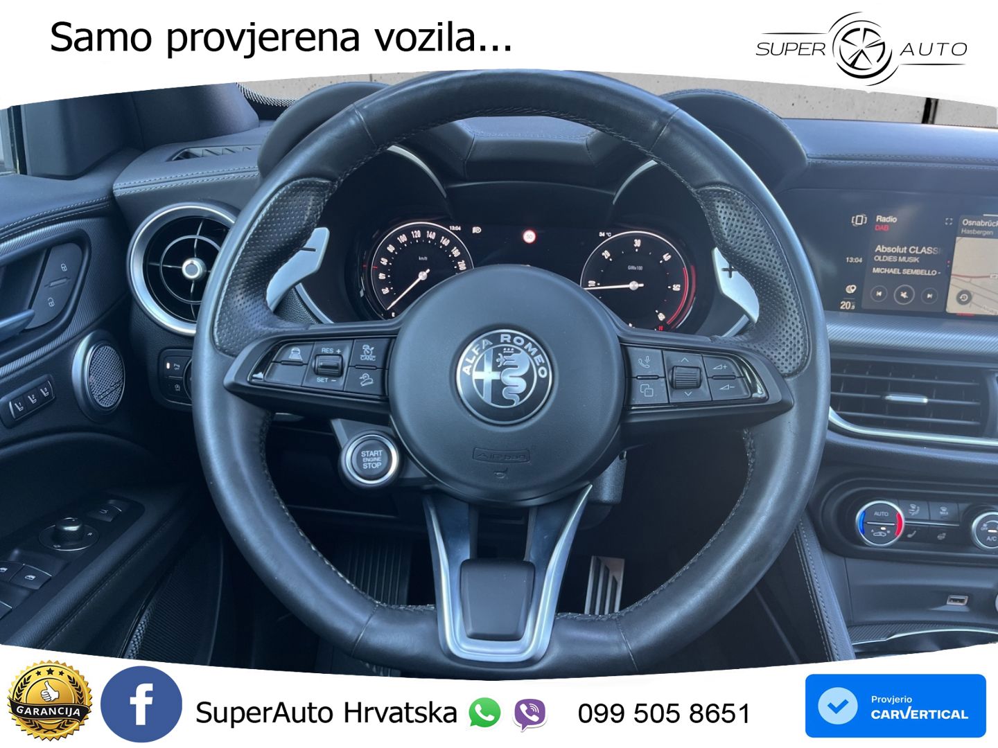 Alfa Romeo Stelvio 2.2 MultiJet II (210 KS) Q4 Automatic LED+GR SJED+ACC