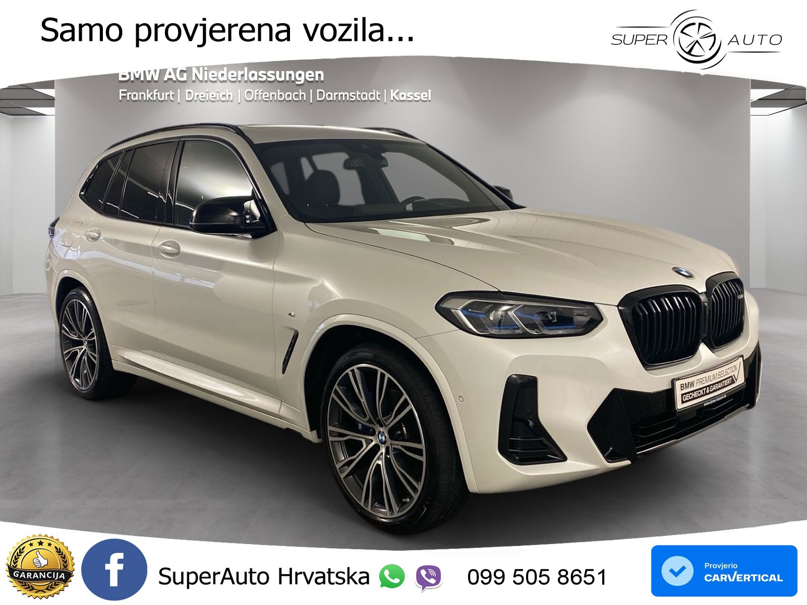 BMW X3 M40d xDrive Steptronic LED+GR SJED+ACC