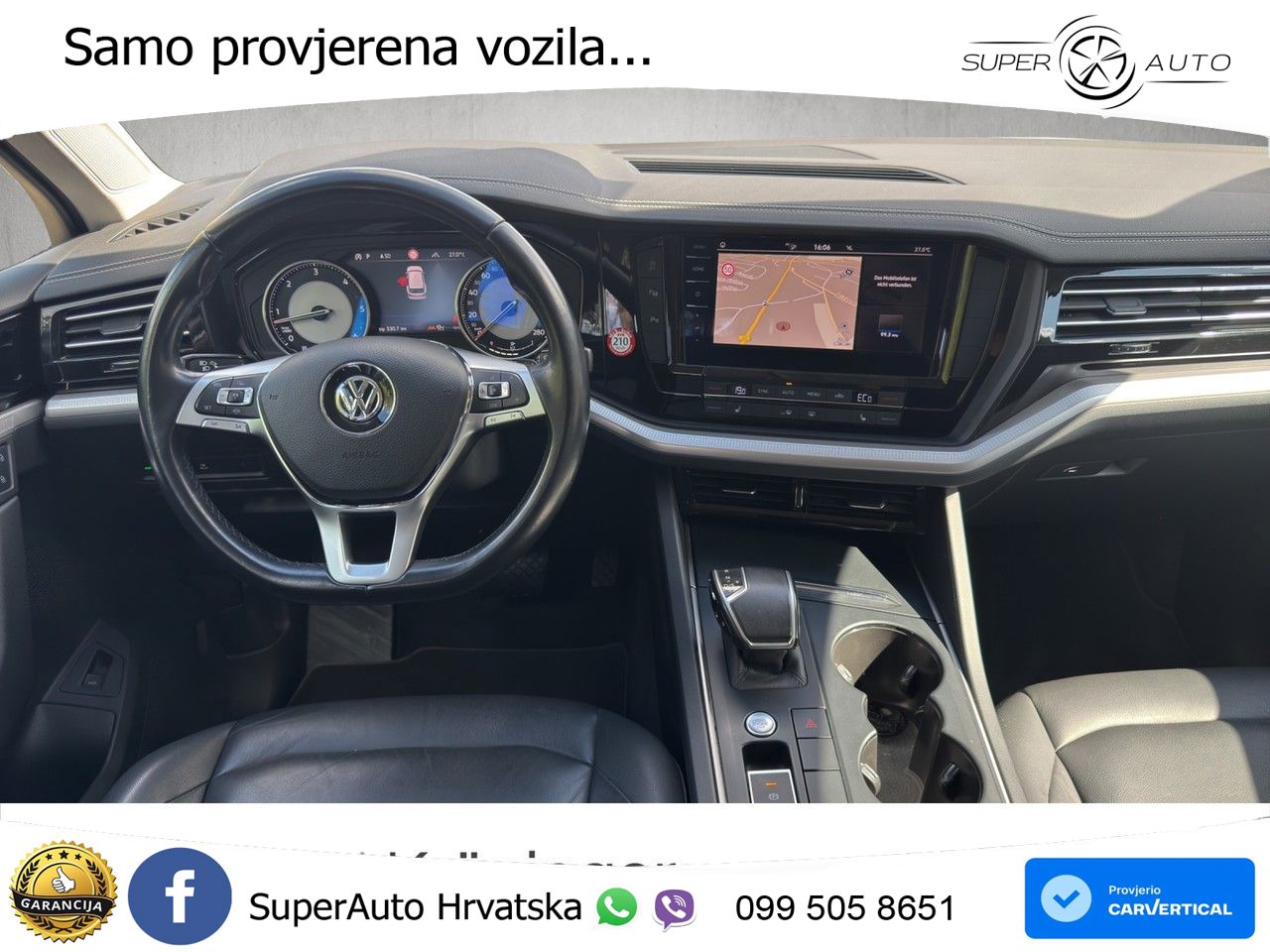 Volkswagen Touareg 3.0 V6 TDI (231 KS) 4MOTION Tiptronic ZRAČNI+ACC+4xGR SJED+KAM