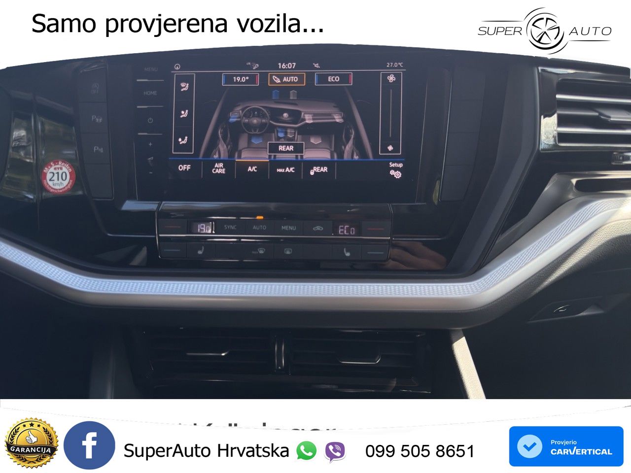 Volkswagen Touareg 3.0 V6 TDI (231 KS) 4MOTION Tiptronic ZRAČNI+ACC+4xGR SJED+KAM