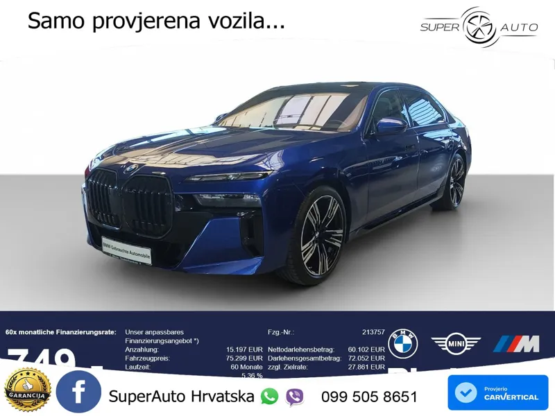 BMW 740d (299 KS) xDrive Steptronic M Sport