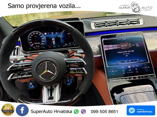 Mercedes AMG S 63 E PERFORMANCE V8 Long (802 KS) 4MATIC+ AMG SPEEDSHIFT MCT 9G LED+GR SJED+ACC