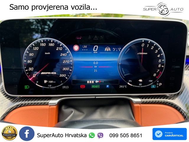Mercedes AMG S 63 E PERFORMANCE V8 Long (802 KS) 4MATIC+ AMG SPEEDSHIFT MCT 9G LED+GR SJED+ACC