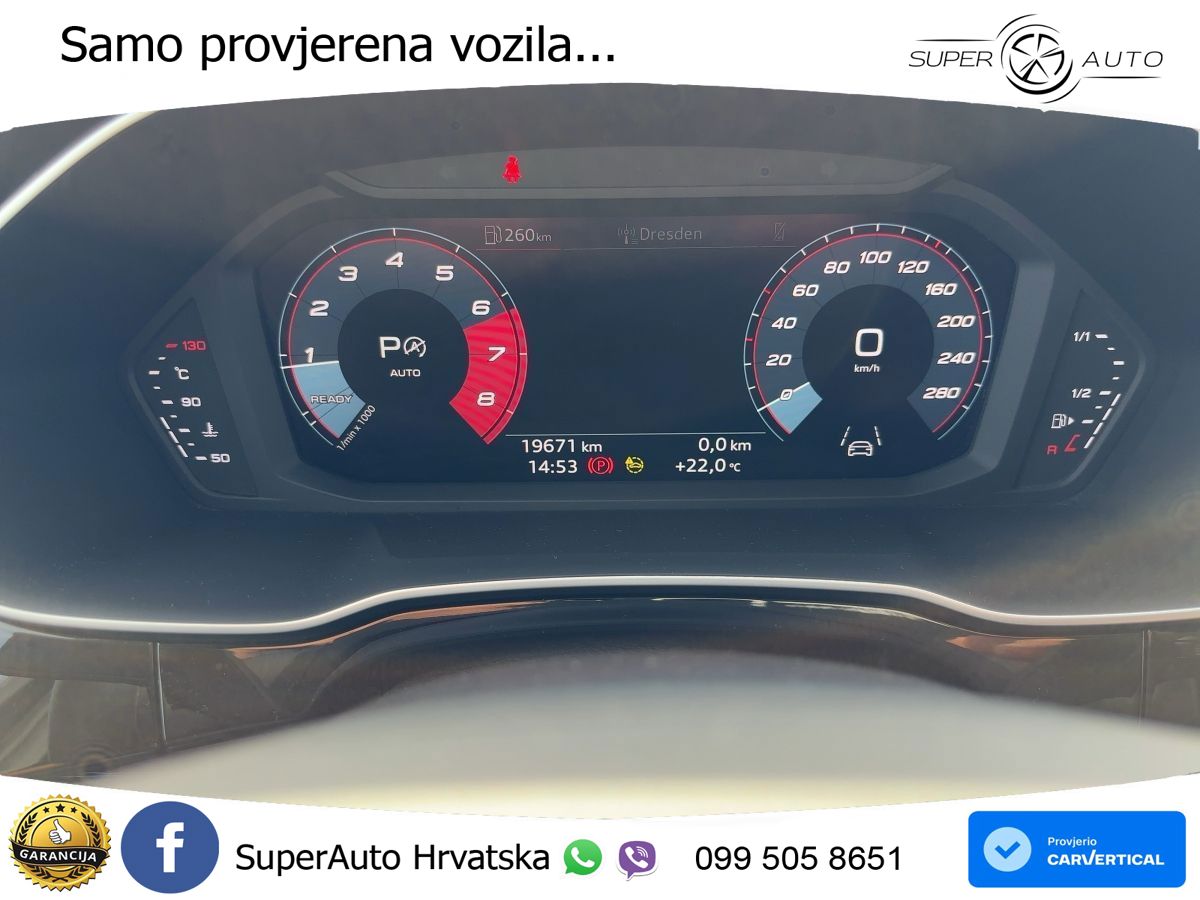 Audi Q3 II Sportback 40 TFSI (190 KS) quattro S tronic S line MATRIX+GR SJED+KAM