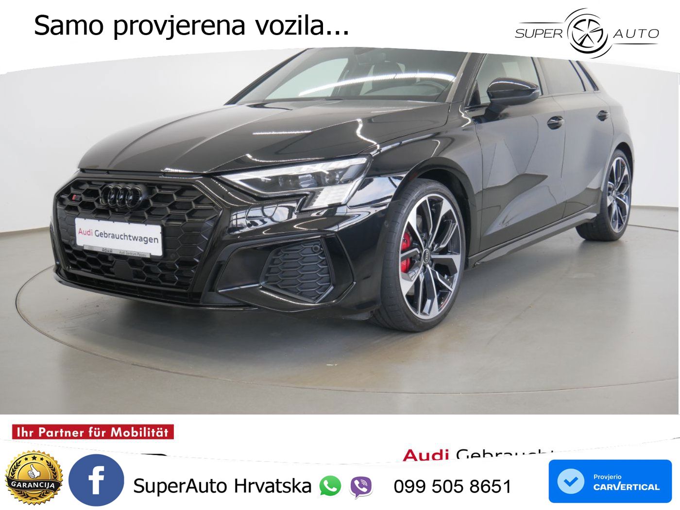 Audi S3 2.0 TFSI (310 KS) quattro S tronic LED+GR SJED+ACC