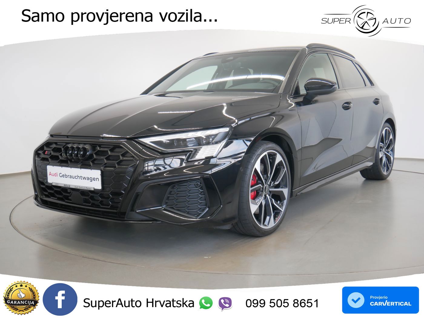 Audi S3 2.0 TFSI (310 KS) quattro S tronic LED+GR SJED+ACC