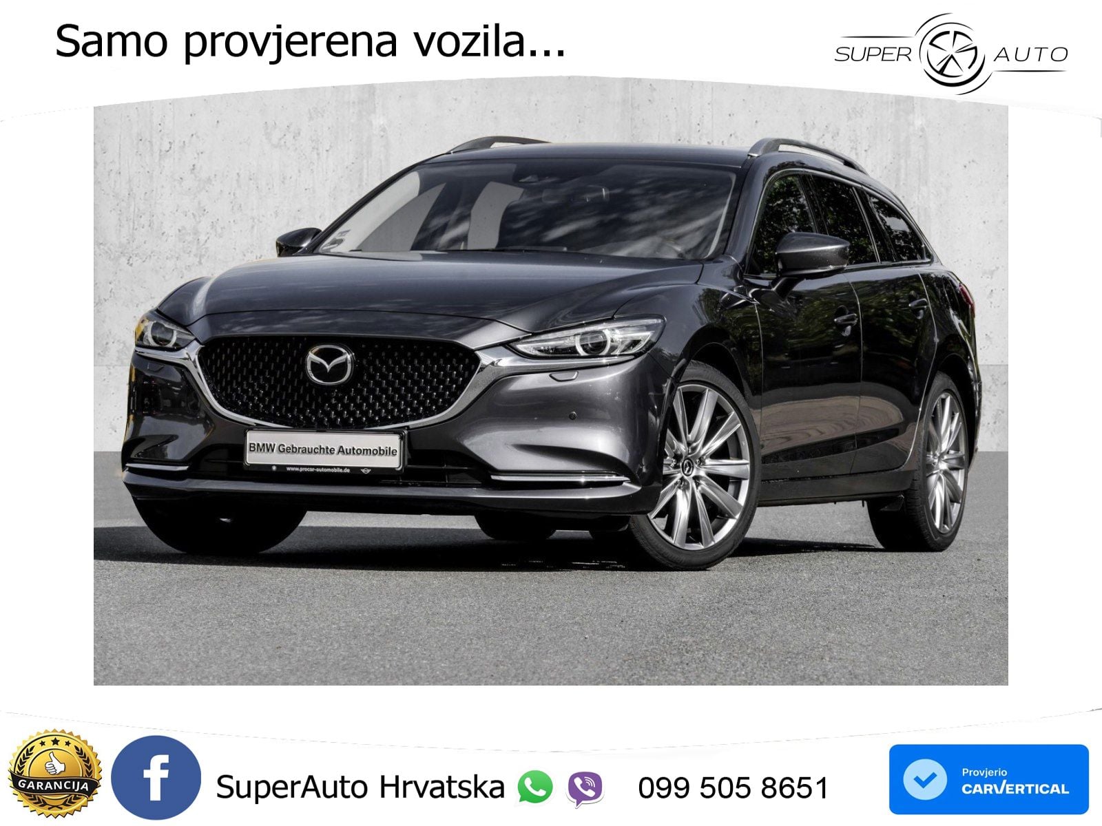 Mazda 6 Sport Combi 2.5 SKYACTIV-G (194 KS) SKYACTIV-Drive MATRIX+GR SJED+KAM