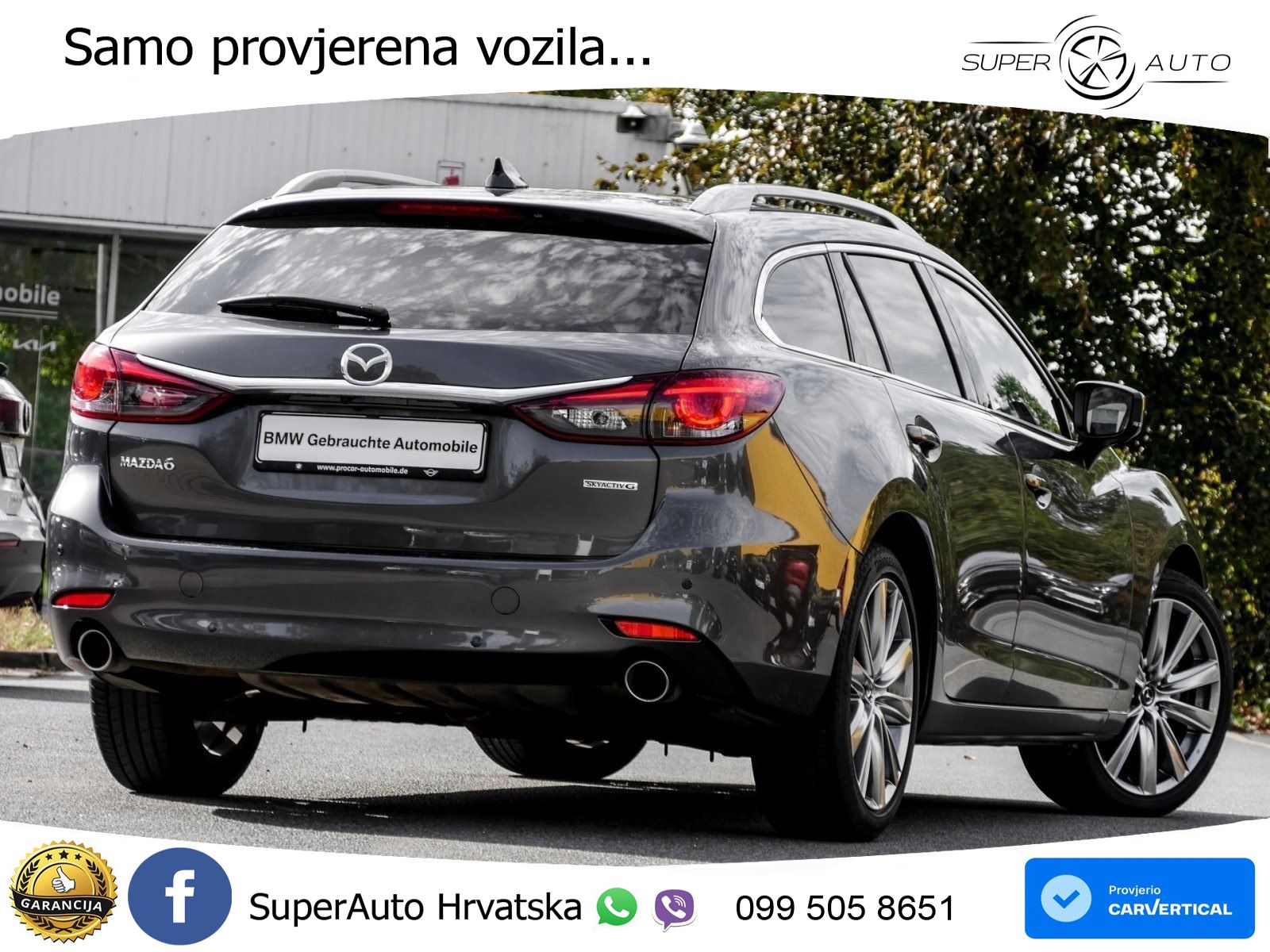 Mazda 6 Sport Combi 2.5 SKYACTIV-G (194 KS) SKYACTIV-Drive MATRIX+GR SJED+KAM