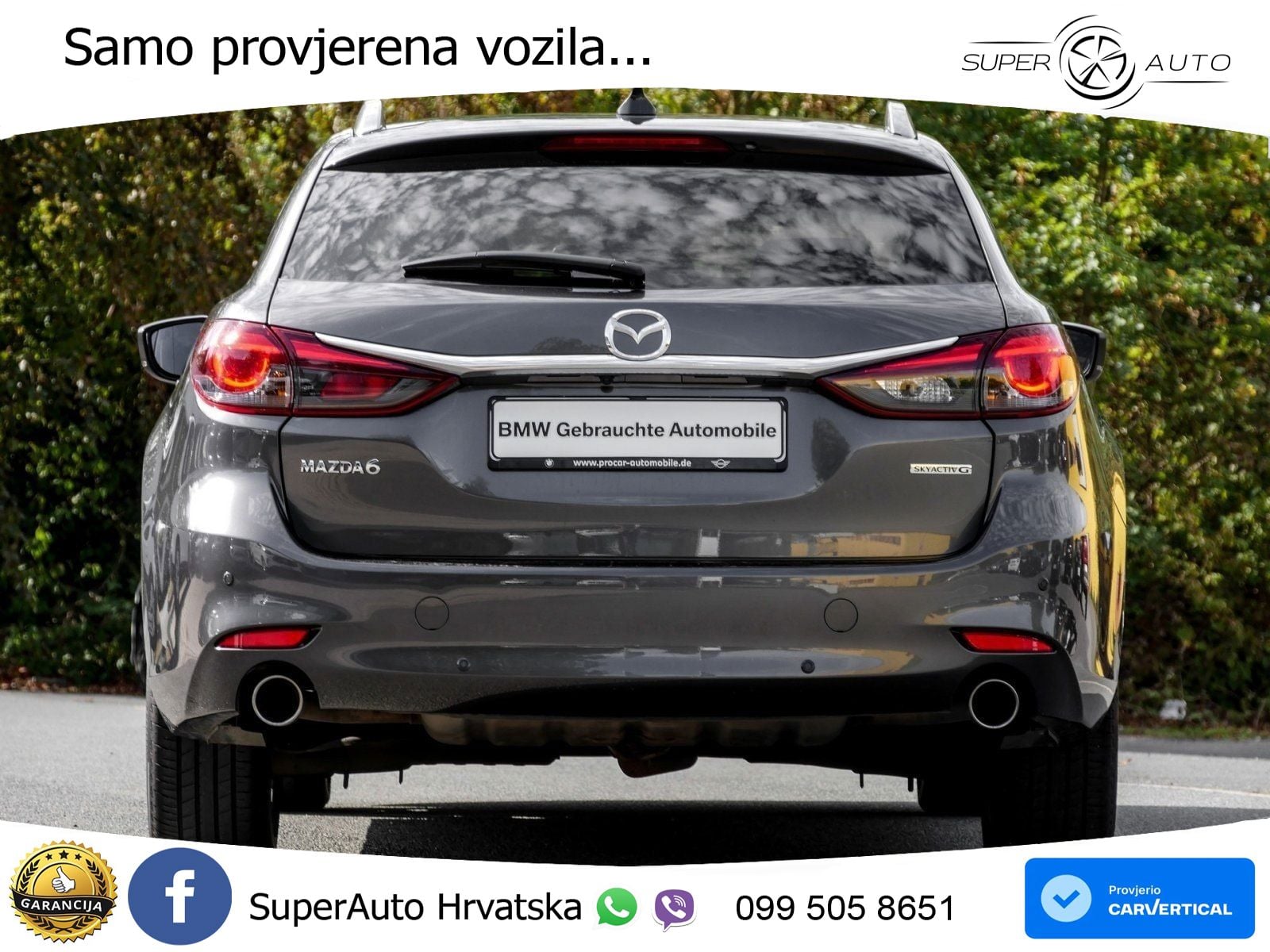 Mazda 6 Sport Combi 2.5 SKYACTIV-G (194 KS) SKYACTIV-Drive MATRIX+GR SJED+KAM