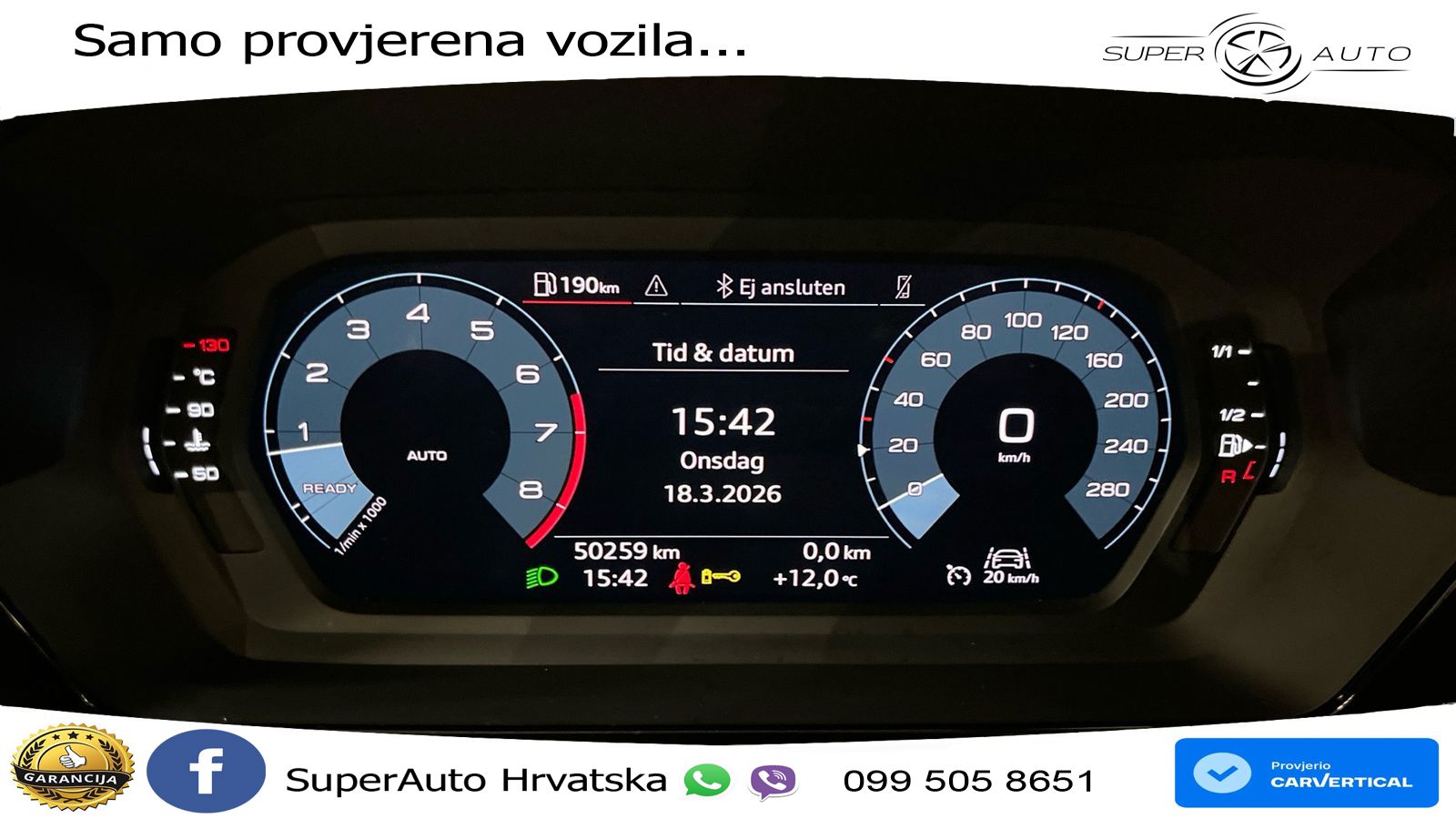 Audi A3 35 TFSI (150 KS) LED+GR SJED+ACC