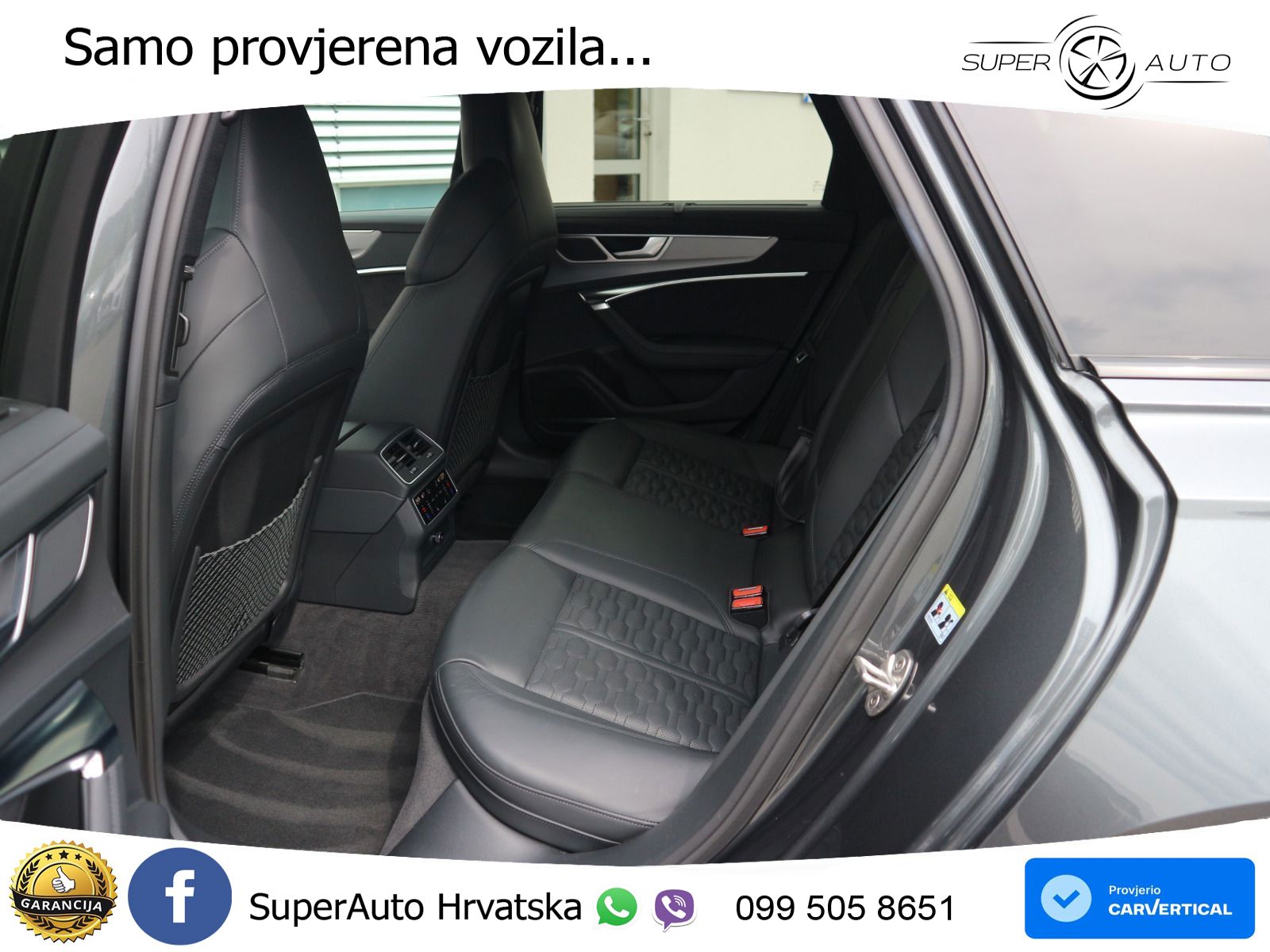 Audi RS6 Avant 4.0 TFSI V8 (600 KS) quattro Tiptronic ZRAČNI+ACC+GR SJED+KAM+PANO