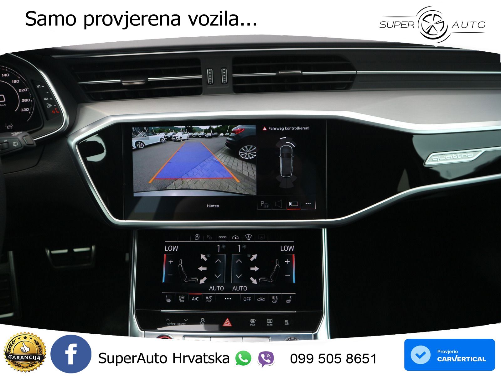 Audi RS6 Avant 4.0 TFSI V8 (600 KS) quattro Tiptronic ZRAČNI+ACC+GR SJED+KAM+PANO